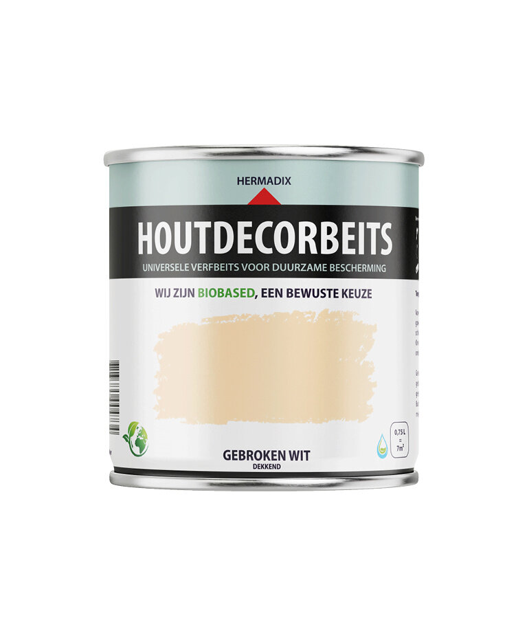 Hermadix Houtdecor Verfbeits Dekkend 750 ml