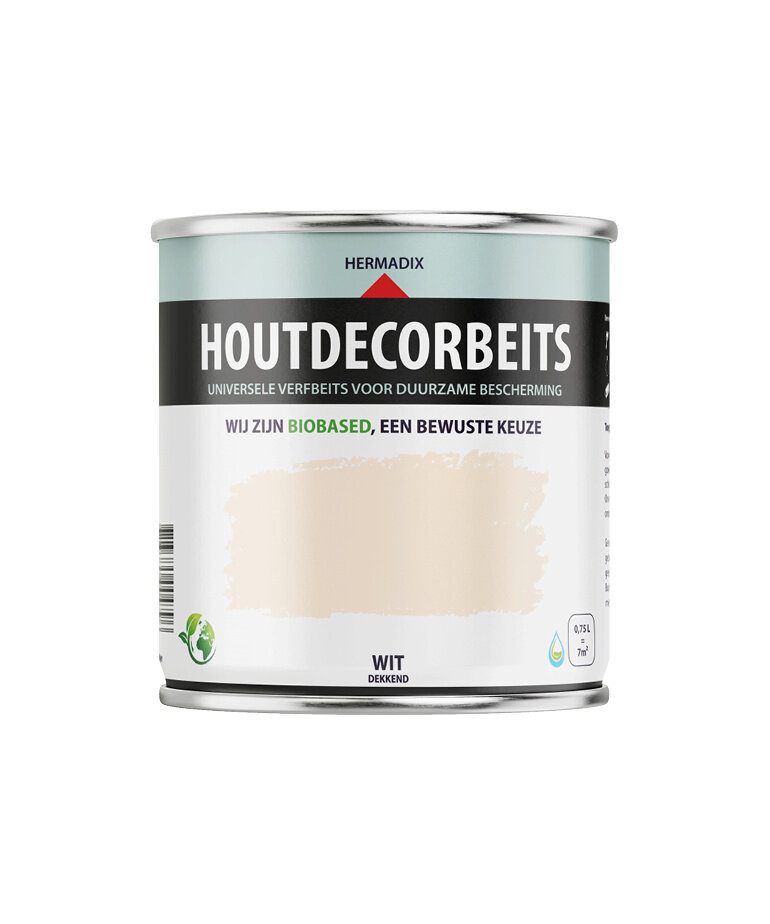Hermadix Houtdecor Verfbeits Dekkend 750 ml