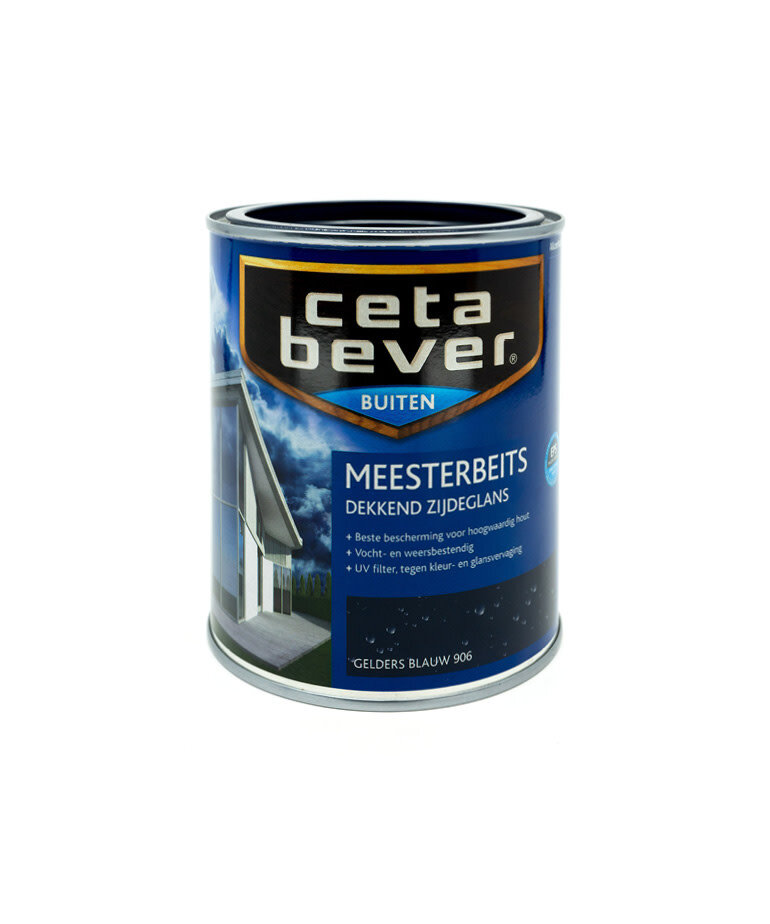 Cetabever Meesterbeits UV Dekkend Zijdeglans Geldersblauw 906 750 ml