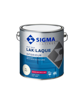 Sigma Lak Interieur Hoogglans RAL 9010 2,5 Liter