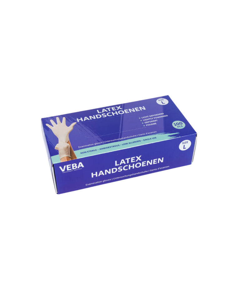 Veba Latex Handschoenen doos a  100 stuks