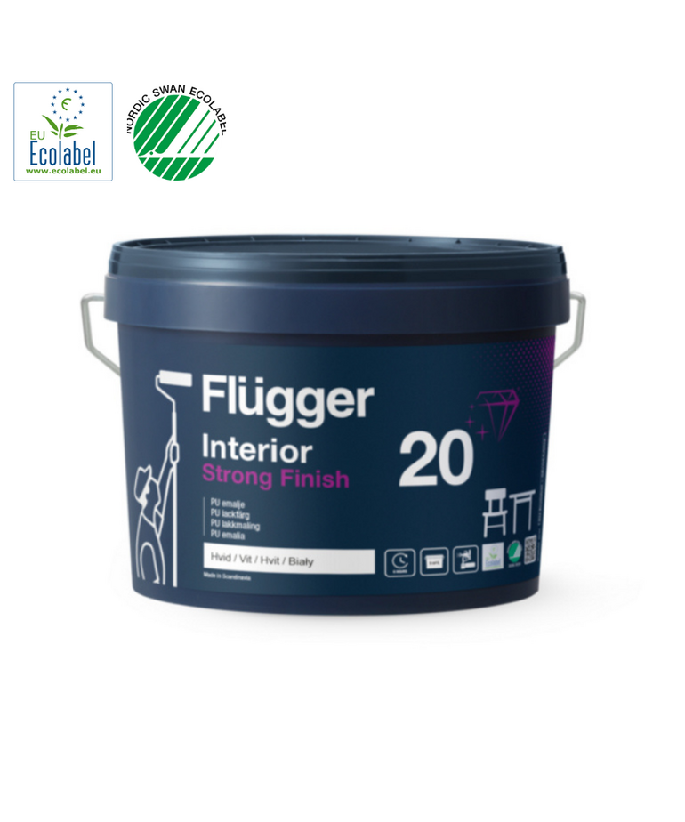 Flügger - assortiment Flügger Interior Strong Finish 20 PU Halfmat