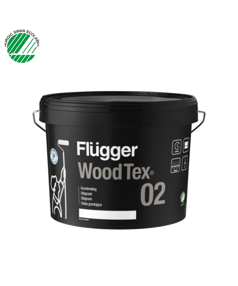 Flügger - assortiment Flügger Wood Tex  02 Houtprimer