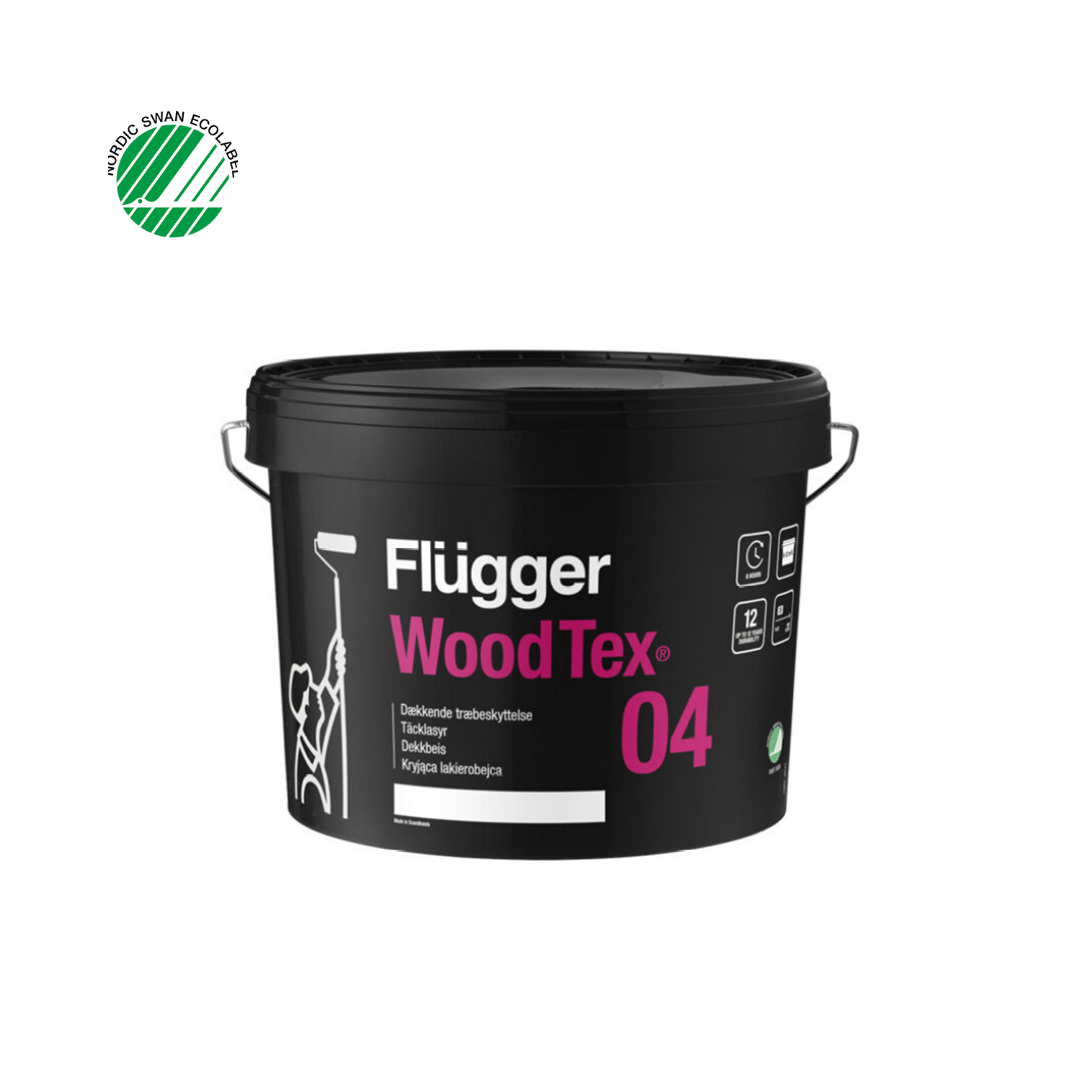 Flügger Wood Tex 04 Black Kopen? De nummer 1 Houtcoat Zwart - Verf en ...