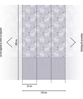 AS Creation Lilly & Luis 770761 / 77076-1 Grijs