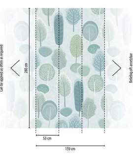 AS Creation Lilly & Luis 770711 / 77071-1 Blauw