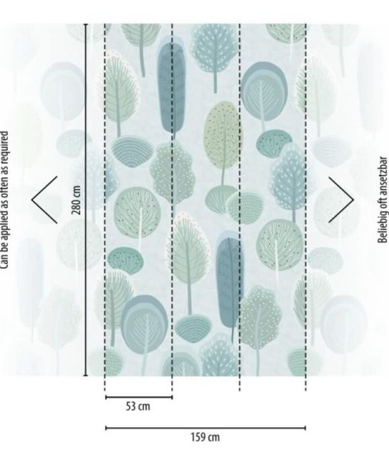 AS Creation Lilly & Luis 770711 / 77071-1 Blauw