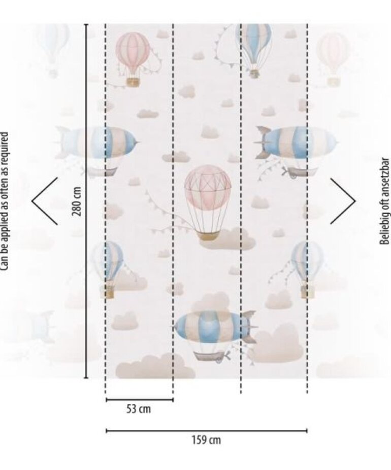 AS Creation Lilly & Luis 770611 / 77061-1 Blauw