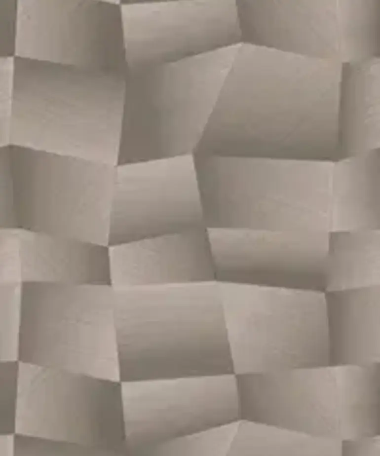 Vibes & Styles  3D-geometrisch  Grijs, Metallic