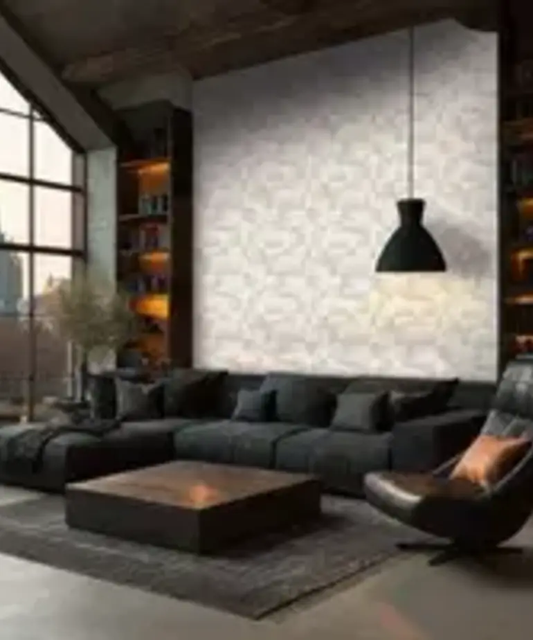 Living Walls Vibes & Styles 79197-3 3D-Geometrisch  Wit, Grijs, Metallic