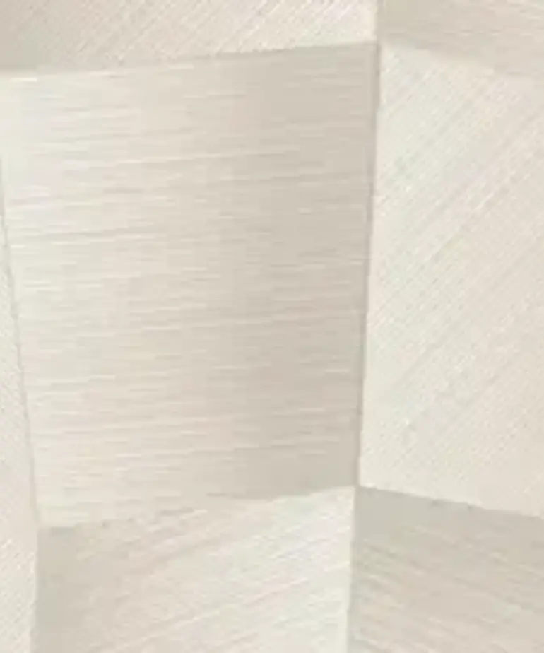 Vibes & Styles 3D-geometrisch Beige, Crème, Metallic