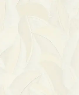 Living Walls Vibes & Styles 79039-6 Bladmotief Wit, Crème en Grijs