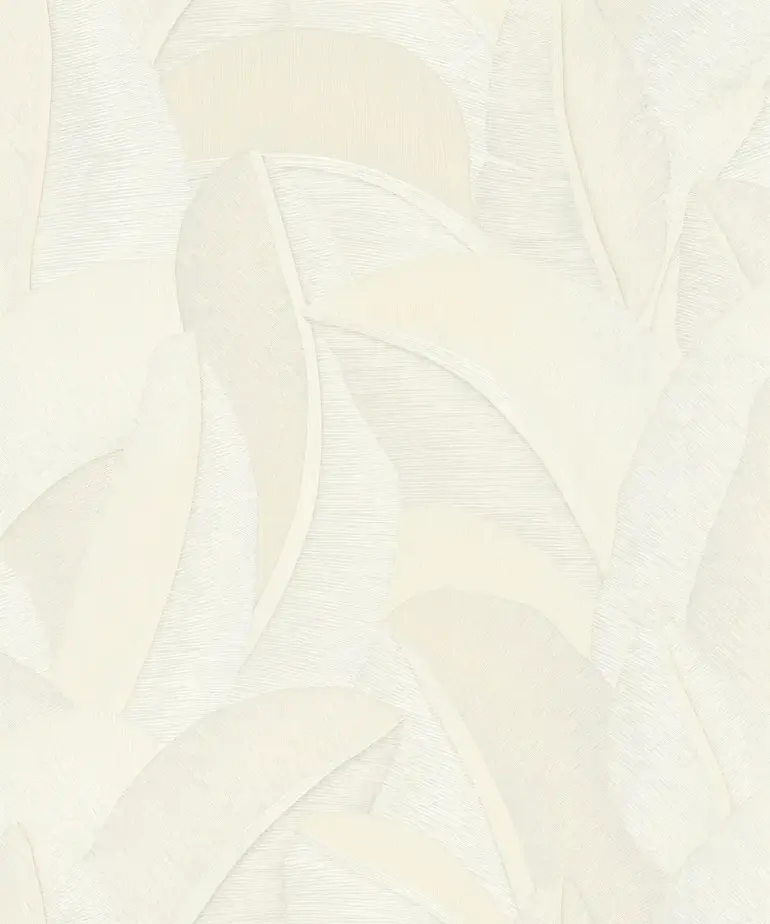 Living Walls Vibes & Styles 79039-6 Bladmotief Wit, Crème en Grijs