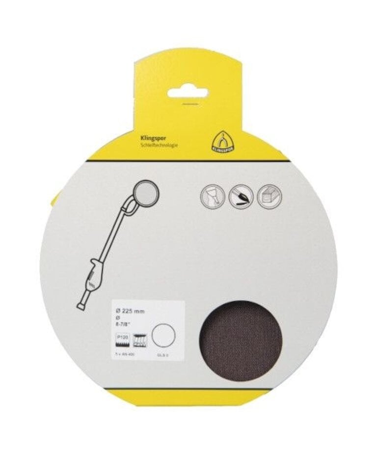 KLS Schuurgaas Schijven Ø 225mm à 5 st