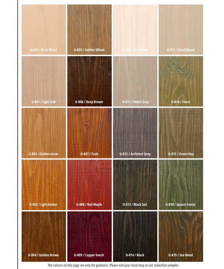 Flügger - assortiment Flügger Wood Tex 03 Halfmat Transparant Vochtregulerend
