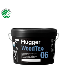 Flügger - assortiment Wood Tex 06 Semi-gloss Zelfreinigend