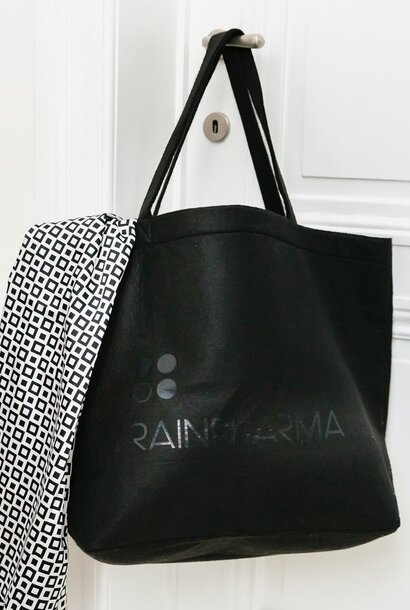 black felt bag
