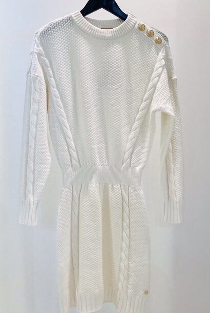 Dunya Dress 033 Off White