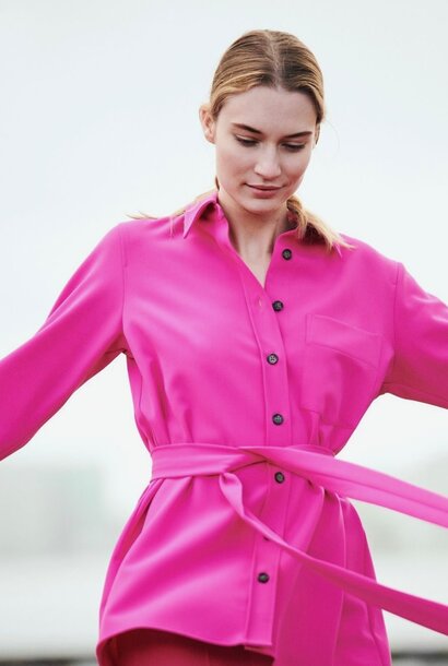 Loose Shirt Jacket 426 Pink