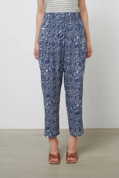 Sookie Broek Cream/Blue