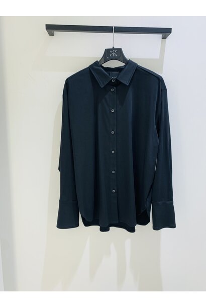 Oversized Basic Shirt Black