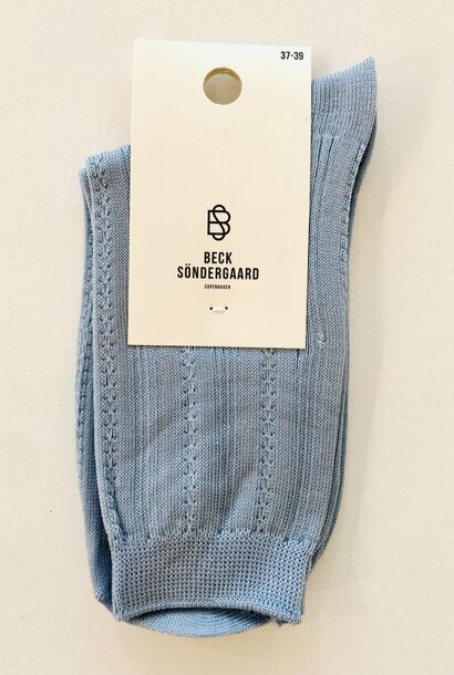 Solid Drake Sock 669 Angel Falls Blue