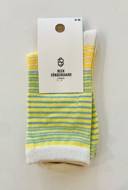 Dandy Stripa Sock 138 popcorn yellow