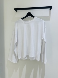 Aline Longsleeve T-Shirt White-4