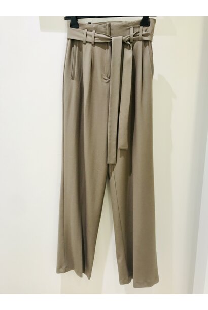 Pleated Pants Olive