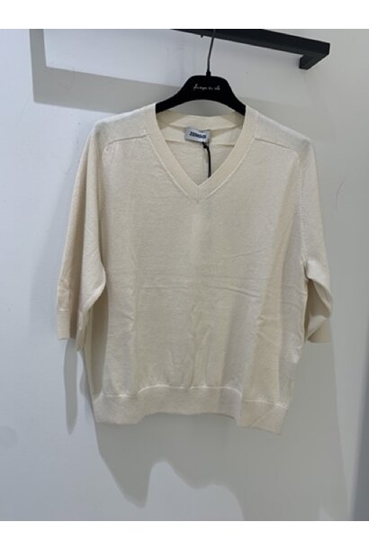 Short Sleeve Top 204 Cream