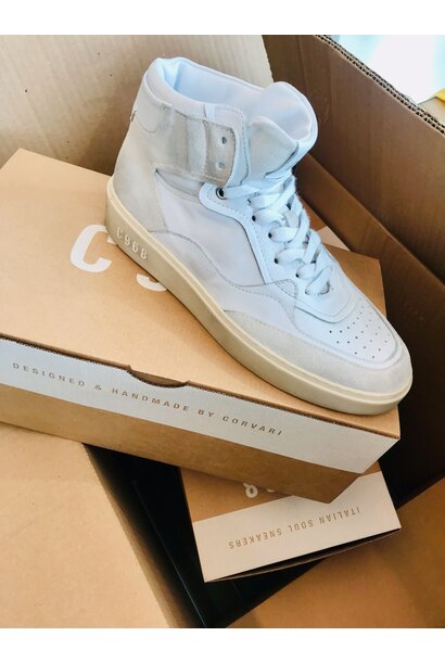 Sofy Daytona White Sneakers Velour 2500 Bianco