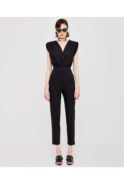 Wrap Jumpsuit Black