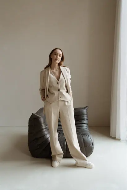 MasonA Sand Melée Blazer