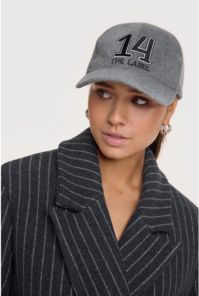 Woven Wool Cap 880 Soft Grey Melange