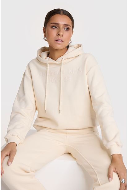 Knitted Alix Hoodie 006 Ecru