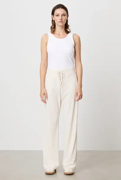 Casual Drawstring Pants 203 Eggshell