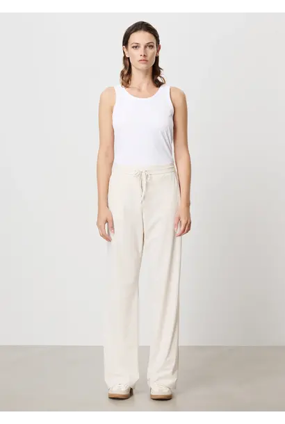 Casual Drawstring Pants 203 Eggshell