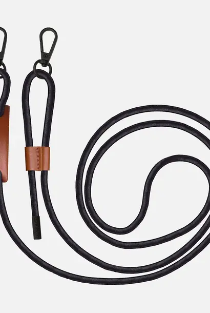 Cordon Noga Cuir - BLACK