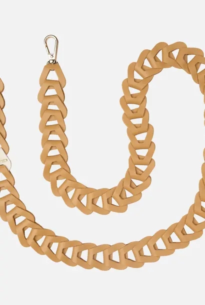 Mel Cuir Long - Camel