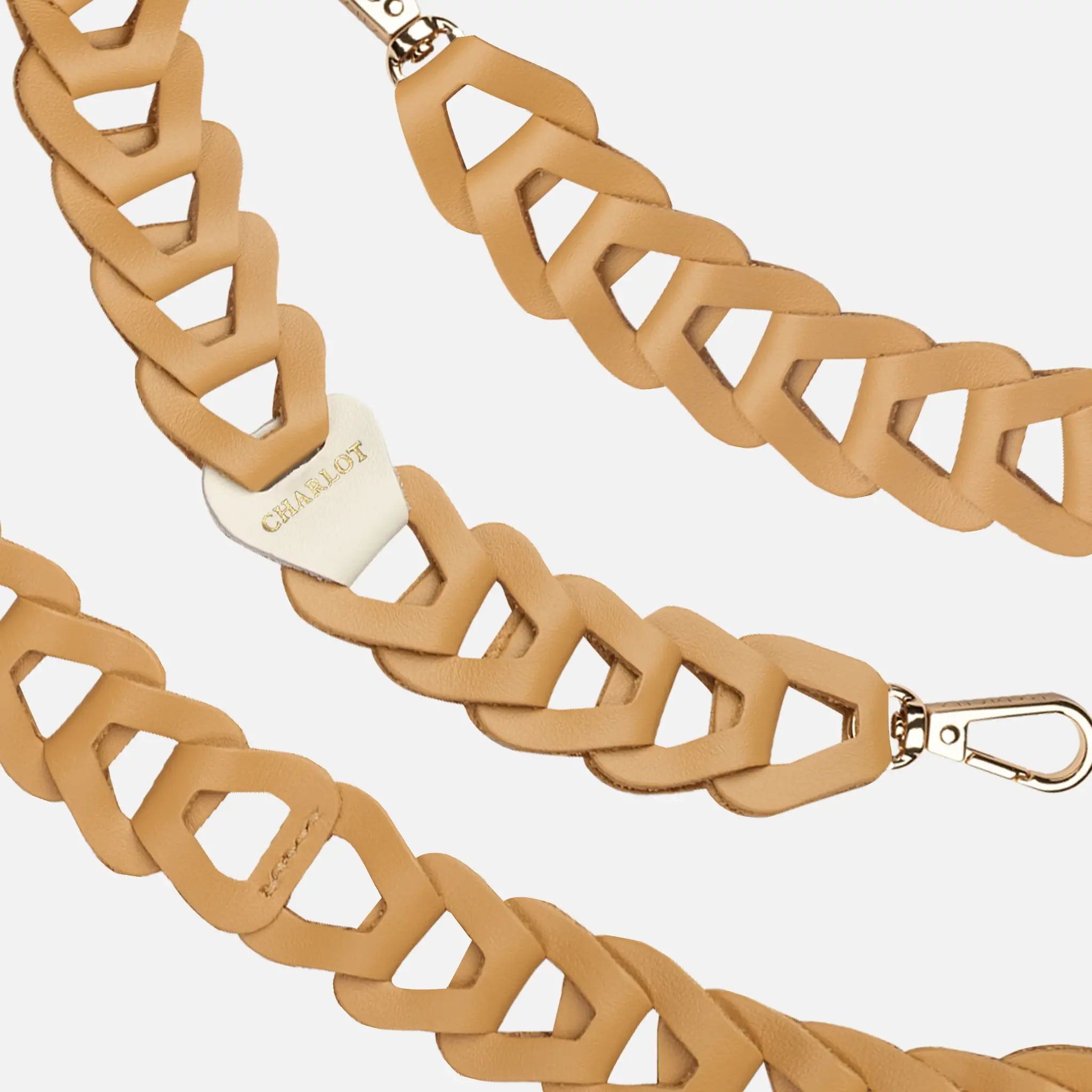 Mel Cuir Long - Fait Main Camel-3