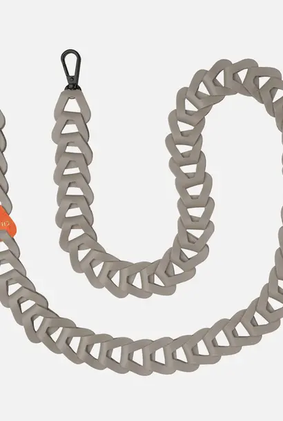 Mel Cuir Long - Fait Main Burning Grey