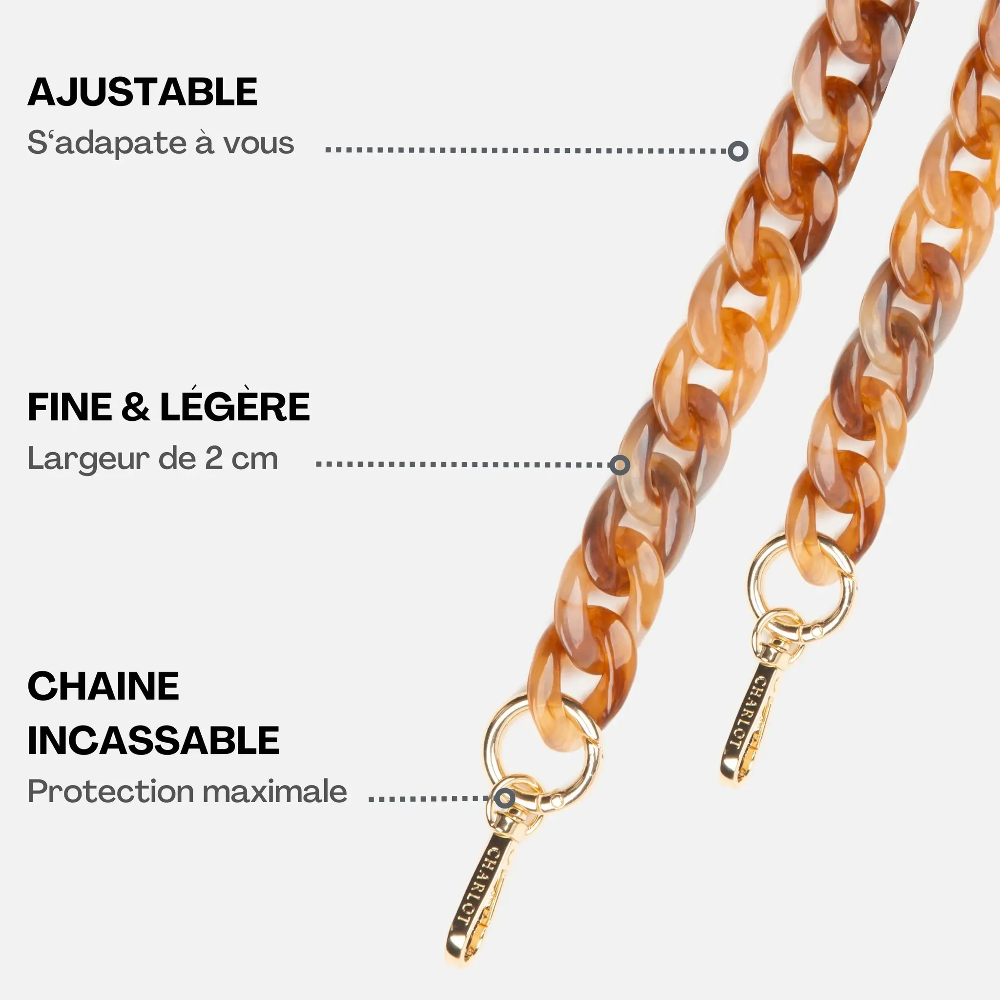 Chaînes Ella Fine Noisette-2