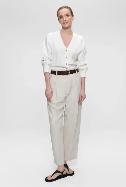 Linen Melange Davis Pants Chalk