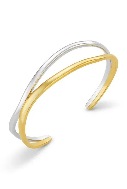 Mixed Plate Open Organic Cuff