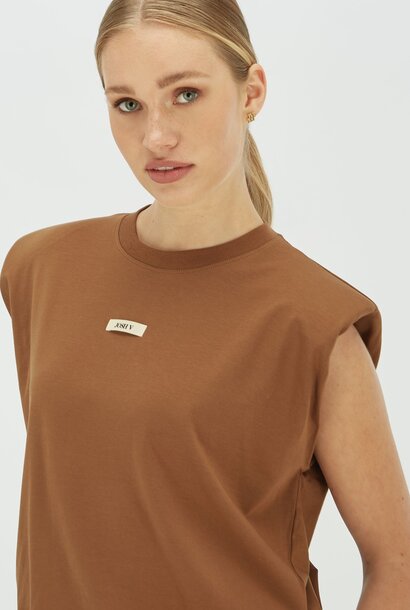 SUE T-Shirt Chocolate Brown