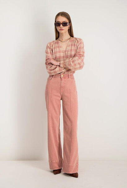 Pantalon Plis Surpiq Rima Rose