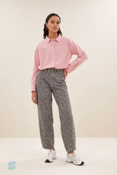Lew Grey Cheetah Pants Grey Cheetah