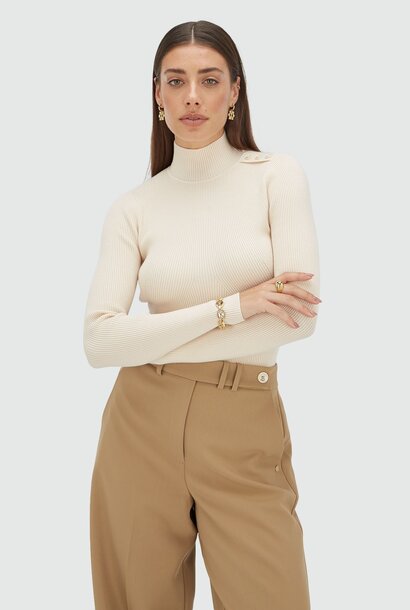 Loua Top Light Ecru