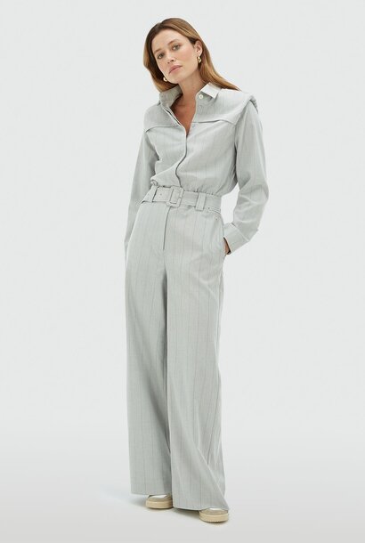 ROBIN Jumpsuit - Light Grey Melange