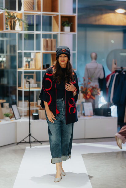 Jeans BRUNA L Dark Stone Whiskers